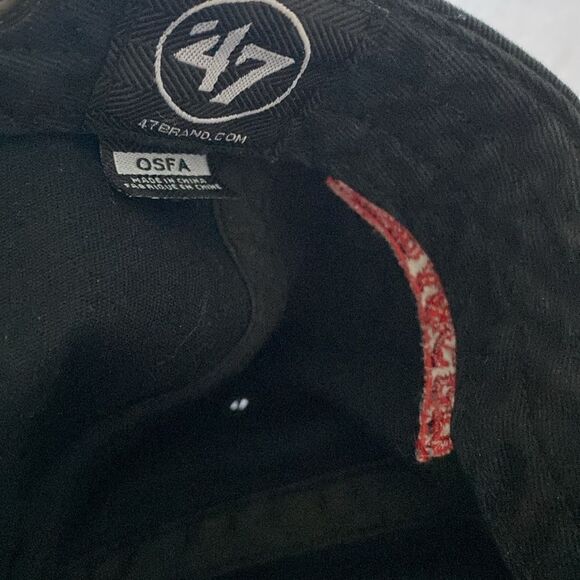 New York Yankees Stranger Things by 47 Black Adjustable Baseball Cap - Picture 5 of 5